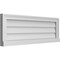 Ekena Millwork Vertical Surface Mount PVC Gable Vent w/ 2"W x 2"H , Brickmould Sill Frame, 36"W x 12"H GVPVE36X1203SN - alternate 3